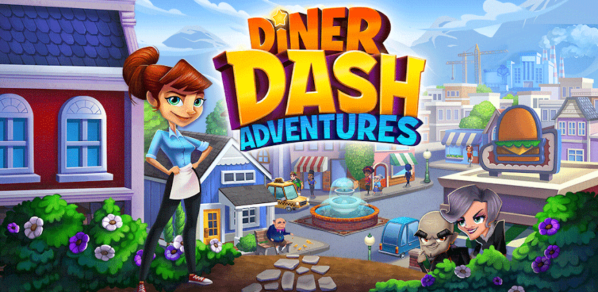 Diner DASH Adventures Mod APK 1.73.0 [Unlimited gems and diamonds]