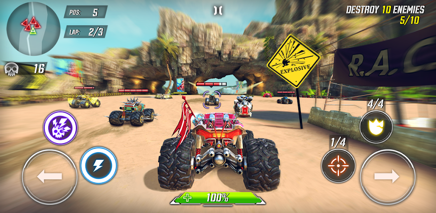 RACE: Rocket Arena Car Extreme MOD APK 1.4.8 [Unlimited money]