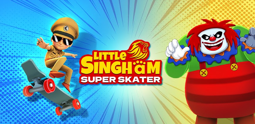 Little Singham Super Skater MOD APK 1.0.472 [Menu/Unlimited spins]