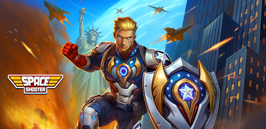 Space Shooter MOD APK 1.942 [Menu/God, High damage/Unlimited money]