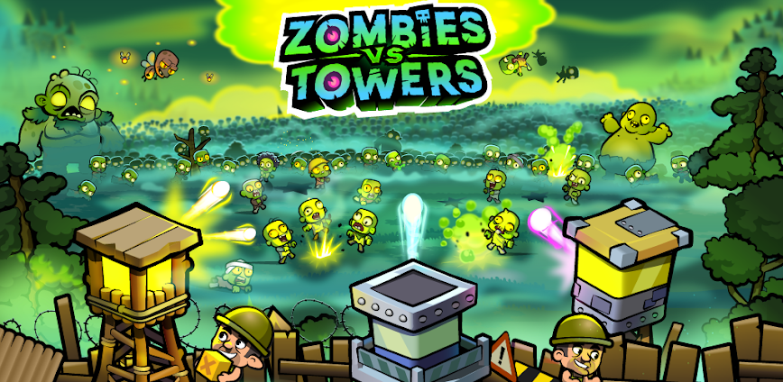 Zombie Towers MOD APK 13.0.162 [Menu, Unlimited money/onehit, rapid fire]