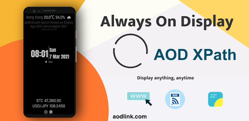 Always on Display XPath MOD APK 2.21.6 [Unlocked Premium]