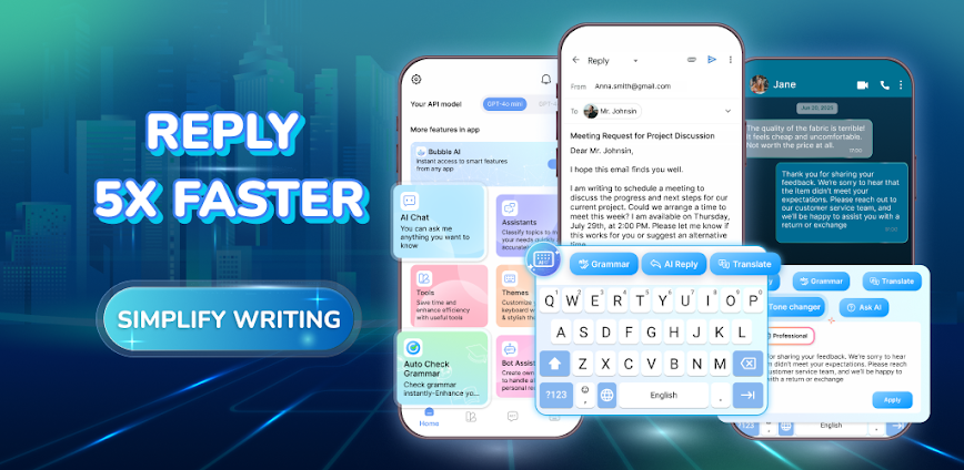 AI Keyboard MOD APK 159 [Subscribed]