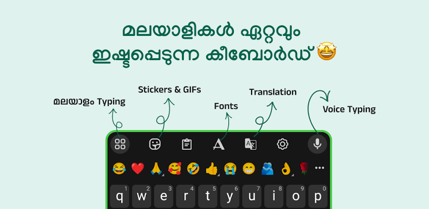 Malayalam Keyboard MOD APK 17.0.7 [Premium Unlocked]