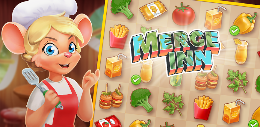 Merge Inn MOD APK 7.14 [Unlimited money, stamina]