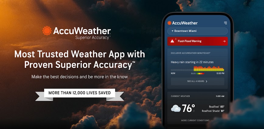AccuWeather MOD APK 21.1.62rc [Unlocked Pro]