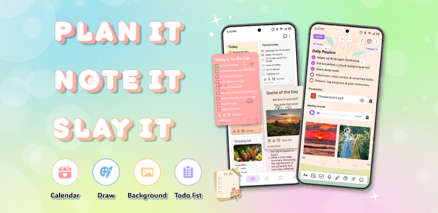 Cute Notes MOD APK 112 [Unlocked Premium]