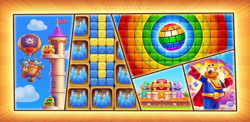 Toon Blast MOD APK 21067 [Auto clear/Unlimited lives, moves]