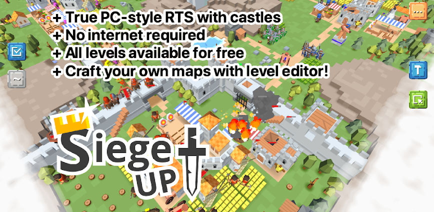 RTS Siege Up! MOD APK 1.3.31 [Unlocked/Unlimited resources]