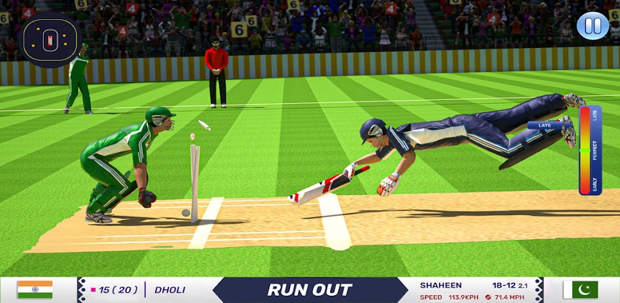 Real World T20 Cricket Games MOD APK 1.0.32 [Menu/Always perfect timing/Dumb fielders]