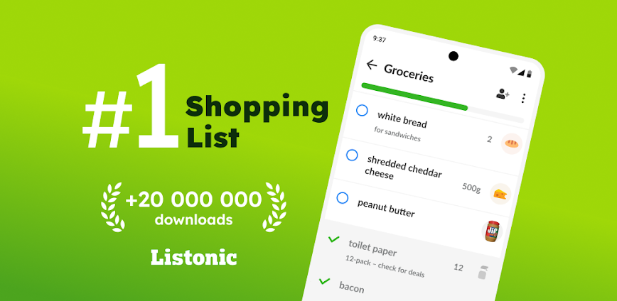 Grocery Shopping List Listonic MOD APK 9.7.1 [Premium Unlocked]