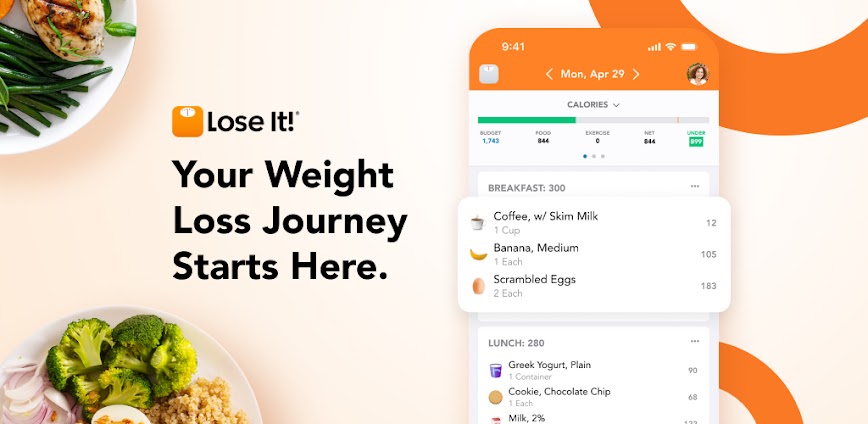 Calorie Counter by Lose It! MOD APK 18.1.400 [Subscribed]