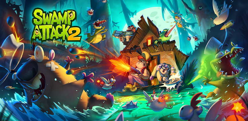 Swamp Attack 2 MOD APK 1.1.0 [Unlimited money]