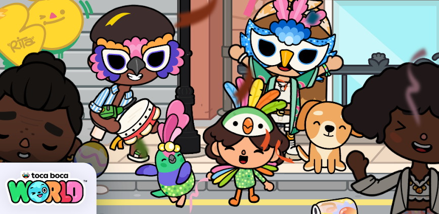 Toca Boca World MOD APK 1.125.1 [Unlock all furniture, characters and maps]