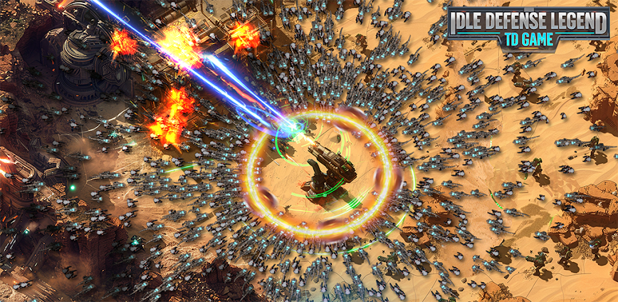 Idle Defense Legend MOD APK 1.0.21 [Menu/God/Damage Multiplier/Unlimited Money]