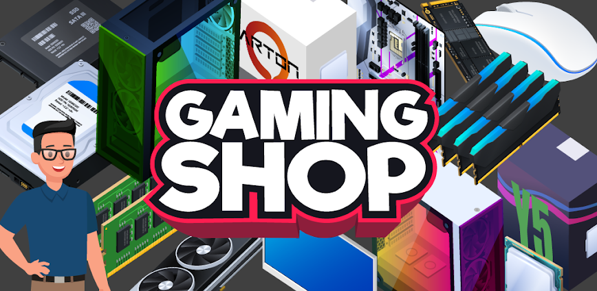 Gaming Shop Tycoon MOD APK 1.0.11.0 [Unlimited money, bitcoins]