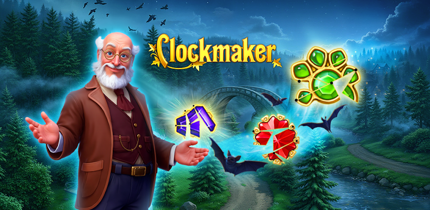 Clockmaker MOD APK 100.2.0 [Unlimited gems]